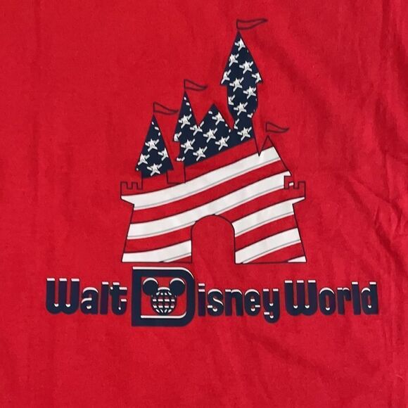 NWT DISNEY PARKS PATRIOTIC CROP TOP - Picture 3 of 4